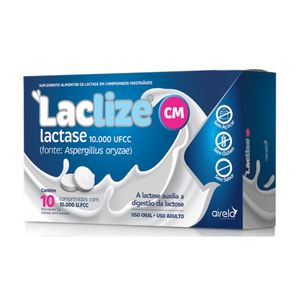 Airela Laclize 10000U.Fcc com 10 Comprimidos