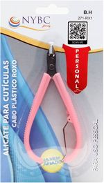 Alicate-Cuticula-Nybc-Cabo-Plastico-Rosa