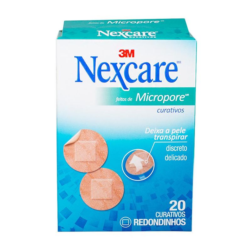 Curativos-Nexcare-Redondo-Micropore-com-20-Unidades