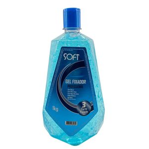Gel Fixador Soft Fix Azul 1Kg