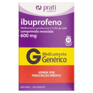 Ibuprofeno 600mg com 20 Comprimidos Vitamedic