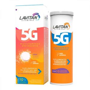 Lavitan Efervescente 5G Laranja/Acerola/Cafeína com 10 Comprimidos