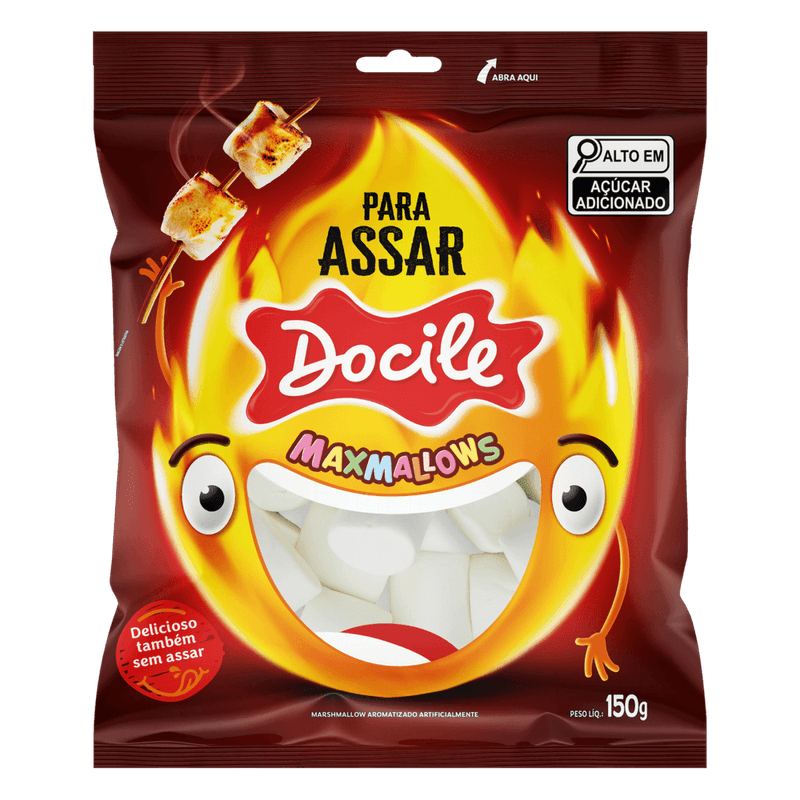 Marshmallow-Docile-Tubo-Branco-Para-Assar-150G