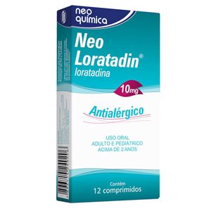 Neo Loratadin 10mg com 12 Comprimidos Neoquimica