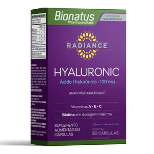 Radiance Hyaluronic Bionatus com 30 Comprimidos