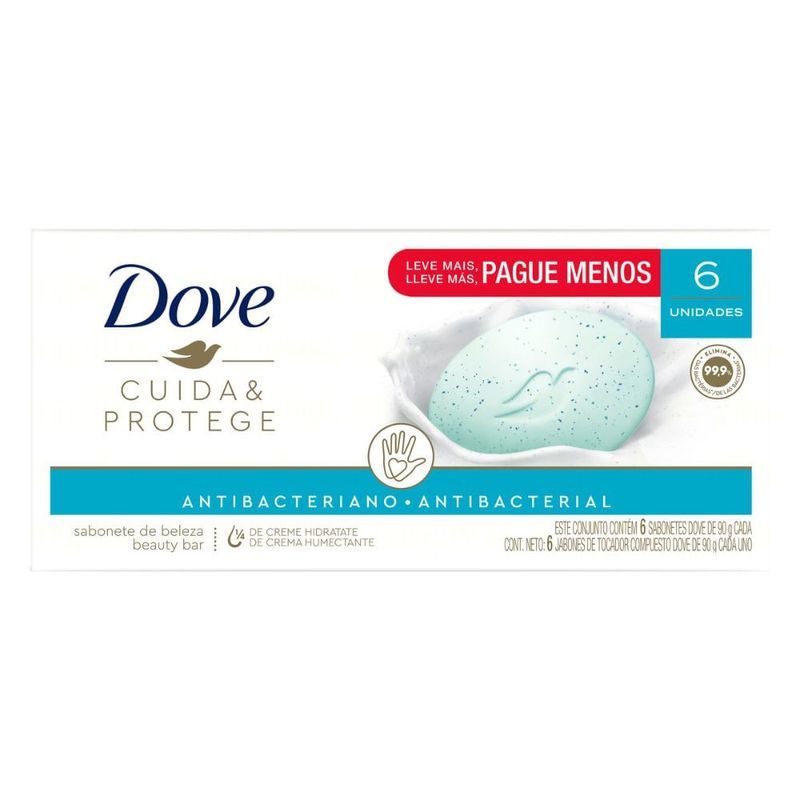 Sabonete-Dove-em-Barra-Antibacteriano-Cuida---Protege-90G-com-6-Unidades