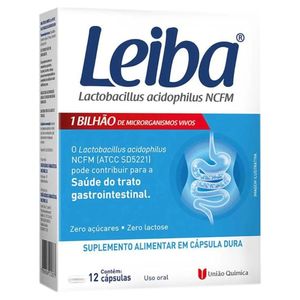 Suplemento Leiba 1 Bilhão com 12 Cápsulas Dura