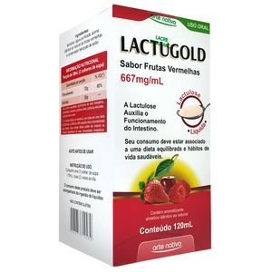 Xarope Lactugold 667mg/ml Frutas Vermelhas 120ml