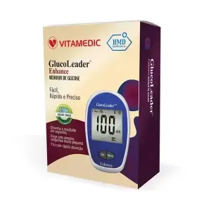 Aparelho Glucoleader Medidor de Glicose