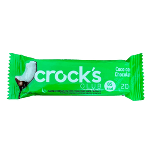 Crocks Club Barra Cereal Coco e Chocolate 20g