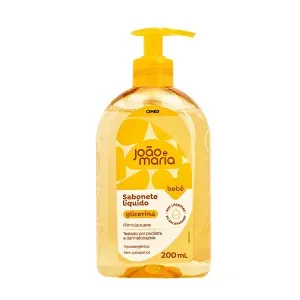 Sabonete Líquido João e Maria Bebê Glicerinado 200ml