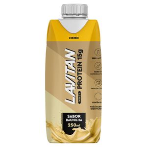 Bebida Proteica Lavitan Whey Protein Sabor Baunilha Zero Lactose 250ml